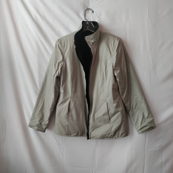 CLASSIC ELEMENTS Reversible Jacket Coat Black/ Beige Women's Size S - Picture 5 of 11